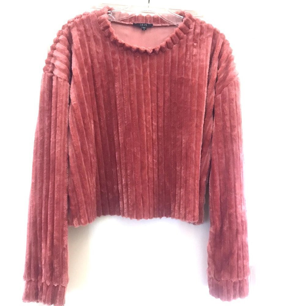 IRIS Long Sleeve Cropped Top  Size Large